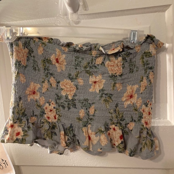American Engle Printed Floral Tube Top - Picture 3 of 5